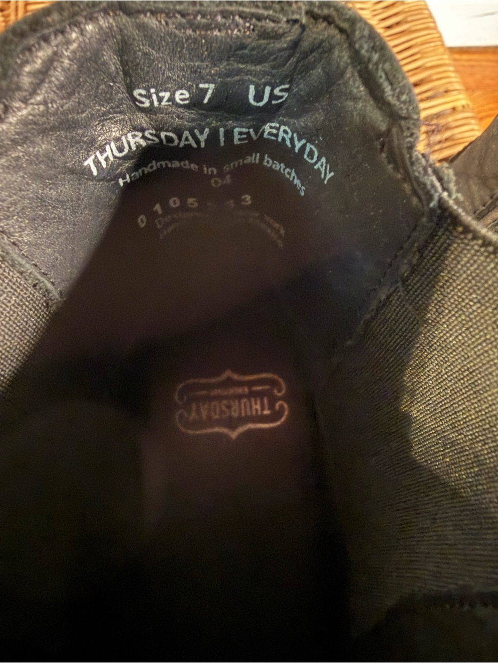 Thursday Legend Black Chelsea Boots - Size 7 - Picture 13 of 13